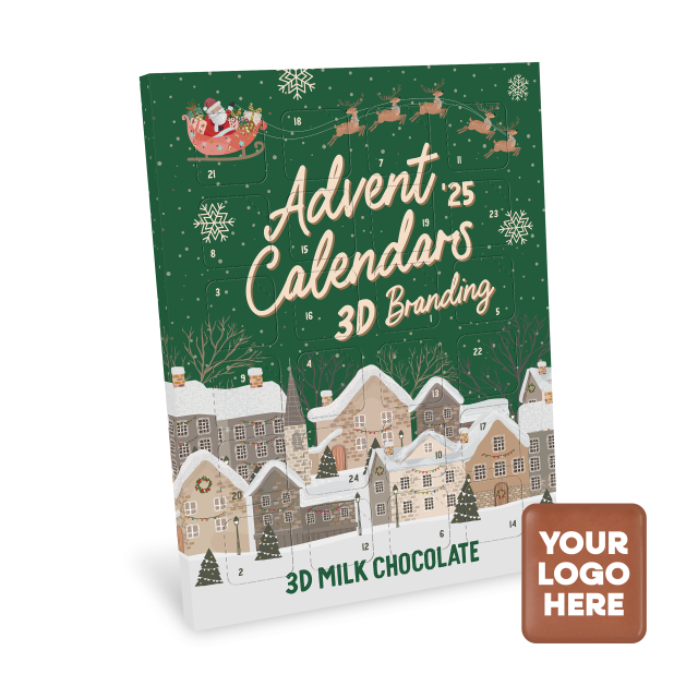Advent Calendars – Maxi Advent Calendar – Milk Chocolate³ – – 3D Branding