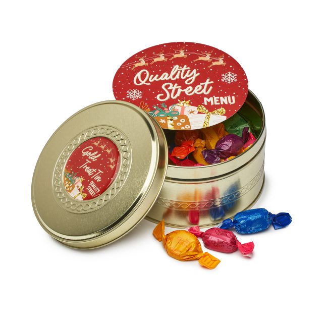 Winter Collection – Gold Treat Tin – Quality Street